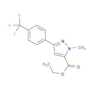 1-甲基-3-(4-(三氟甲基)苯基)-1H-吡唑-5-甲酸乙酯