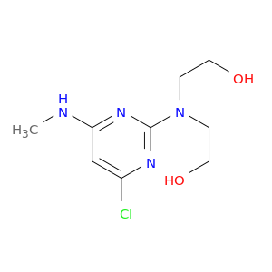 Ethanol, 2,2'-[[4-chloro-6-(methylamino)-2-pyrimidinyl]imino]bis-