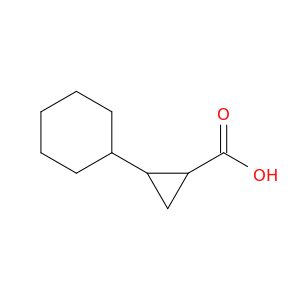 2-cyclohexylcyclopropane-1-carboxylic acid