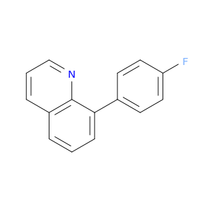Quinoline, 8-(4-fluorophenyl)-