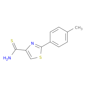 4-Thiazolecarbothioamide, 2-(4-methylphenyl)-