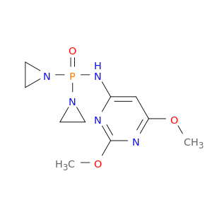 Phosphinic amide,P,P-bis(1-aziridinyl)-N-(2,6-dimethoxy-4-pyrimidinyl)- (7CI,8CI)