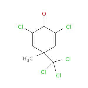 2,5-Cyclohexadien-1-one,2,6-dichloro-4-methyl-4-(trichloromethyl)-