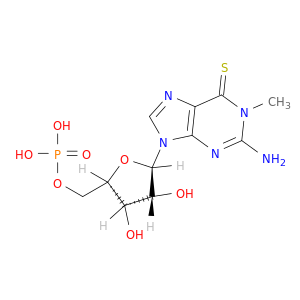 [(2R,3R,4R,5R)-5-(2-amino-1-methyl-6-sulfanylidene-purin-9-yl)-3,4-dihydroxy-oxolan-2-yl]methoxyphosphonic acid