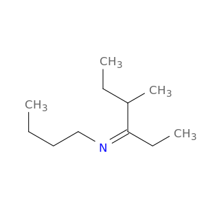 1-Butanamine, N-(1-ethyl-2-methylbutylidene)-, (Z)-