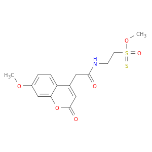 N-[2-Methanethiosulfonylethyl]-7-methoxycoumarin-4-acetamide
