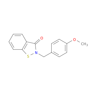 1,2-Benzisothiazol-3(2H)-one, 2-[(4-methoxyphenyl)methyl]-