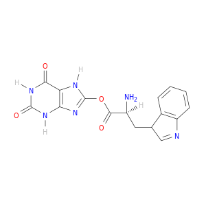 2,6-dioxo-2,3,6,7-tetrahydro-1h-purin-8-yl 3-(3h-indol-3-yl)alaninate