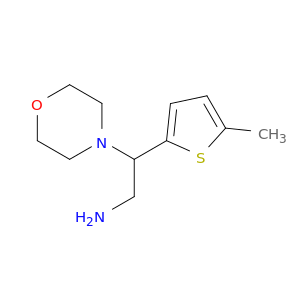 2-(5-Methylthiophen-2-yl)-2-(morpholin-4-yl)ethan-1-amine