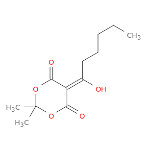 1,3-Dioxane-4,6-dione, 5-(1-hydroxyhexylidene)-2,2-dimethyl-