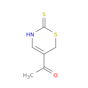 2H-1,3-Thiazine-2-thione, 5-acetyl-3,6-dihydro-