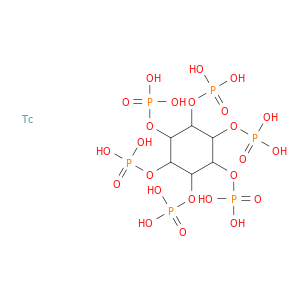 (2,3,4,5,6-pentaphosphonooxycyclohexyl)oxyphosphonic acid; technetium