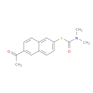 Carbamothioic acid, dimethyl-, S-(6-acetyl-2-naphthalenyl) ester