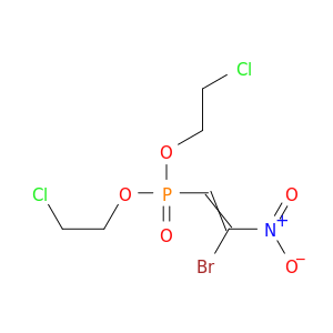 Phosphonic acid, (2-bromo-2-nitroethenyl)-, bis(2-chloroethyl) ester