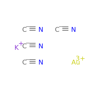 Aurate(1-),tetrakis(cyano-kC)-,(SP-4-1)-