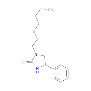 2-Imidazolidinone, 1-[2-(butylthio)ethyl]-4-phenyl-