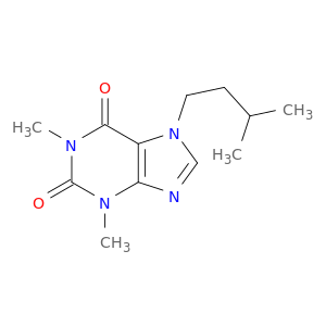 1H-Purine-2,6-dione,3,7-dihydro-1,3-dimethyl-7-(3-methylbutyl)-
