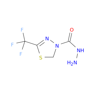 1,3,4-Thiadiazole-3(2H)-carboxylic acid, 5-(trifluoromethyl)-, hydrazide
