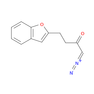 2-Butanone, 4-(2-benzofuranyl)-1-diazo-