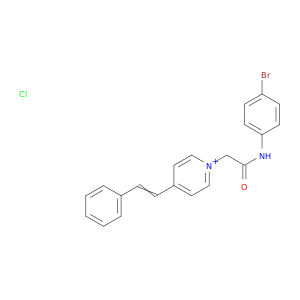 1-(2-(4-BROMO(PHENYLAMINO))-2-OXOETHYL)-4-(2-PHENYLVINYL)PYRIDINIUM CHLORIDE