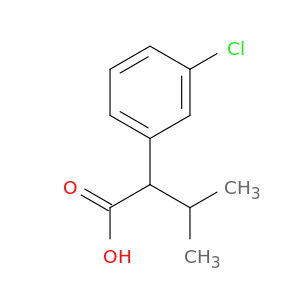 2-(3-chlorophenyl)-3-methylbutanoic Acid
