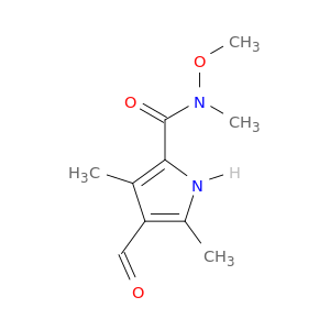 1H-Pyrrole-2-carboxamide, 4-formyl-N-methoxy-N,3,5-trimethyl-