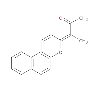 2-Butanone, 3-(3H-naphtho[2,1-b]pyran-3-ylidene)-, (3E)-