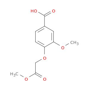 3-Methoxy-4-(2-methoxy-2-oxoethoxy)benzoic Acid