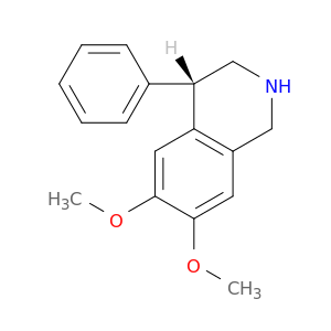 Isoquinoline, 1,2,3,4-tetrahydro-6,7-dimethoxy-4-phenyl-, (S)-