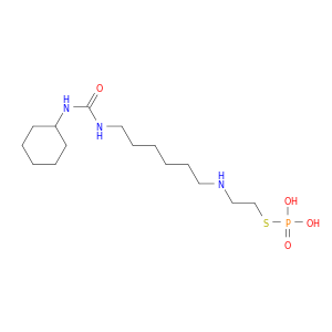 Urea, N-cyclohexyl-N'-[6-[[2-(phosphonothio)ethyl]amino]hexyl]-