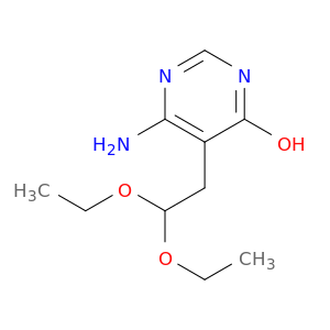 6-氨基-5-(2,2-二乙氧基乙基)-4-羟基嘧啶