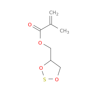 2-Propenoic acid, 2-methyl-, (2-oxido-1,3,2-dioxathiolan-4-yl)methylester