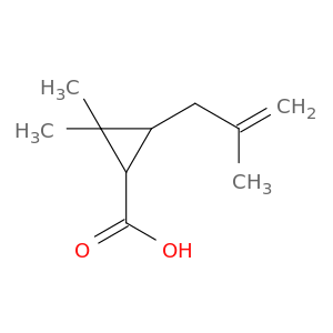 2,2-dimethyl-3-(2-methylprop-2-en-1-yl)cyclopropanecarboxylic acid
