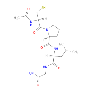 Glycinamide, N-acetyl-L-cysteinyl-L-prolyl-L-leucyl-