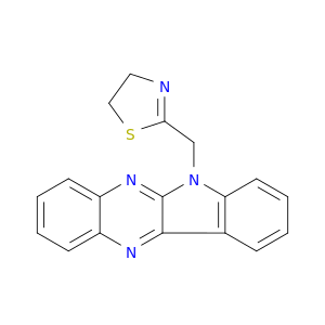 6H-Indolo[2,3-b]quinoxaline, 6-[(4,5-dihydro-2-thiazolyl)methyl]-