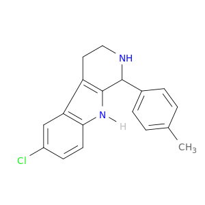 6-氯-2,3,4,9-四氢-1-(4-甲基苯基)-1H-吡啶[3,4-B]吲哚