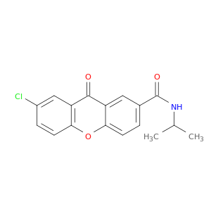 9H-Xanthene-2-carboxamide, 7-chloro-N-(1-methylethyl)-9-oxo-