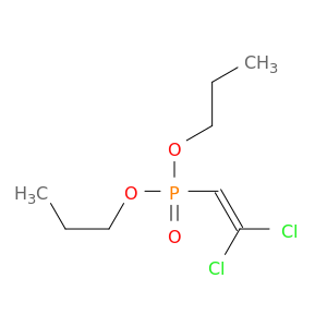 Phosphonic acid, (2,2-dichloroethenyl)-, dipropyl ester