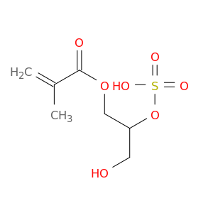 2-Propenoic acid, 2-methyl-, 3-hydroxy-2-(sulfooxy)propyl ester
