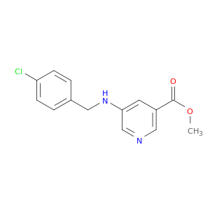 Methyl 5-((4-chlorobenzyl)amino)nicotinate