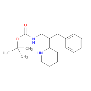 tert-butyl N-[3-phenyl-2-(piperidin-2-yl)propyl]carbamate