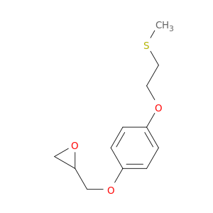 Oxirane, [[4-[2-(methylthio)ethoxy]phenoxy]methyl]-