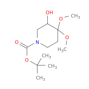 1-BOC-3-羟基-4,4-二甲氧基哌啶