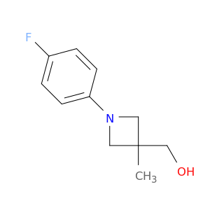 [1-(4-fluorophenyl)-3-methylazetidin-3-yl]methanol