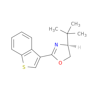 Oxazole, 2-benzo[b]thien-3-yl-4-(1,1-dimethylethyl)-4,5-dihydro-, (4S)-