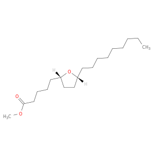 2-Furanpentanoic acid, tetrahydro-5-nonyl-, methyl ester, cis-