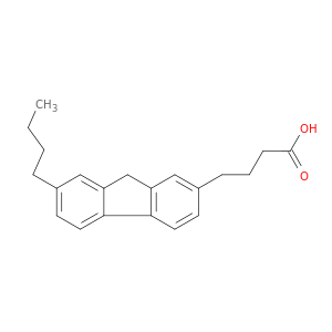 9H-Fluorene-2-butanoic acid, 7-butyl-