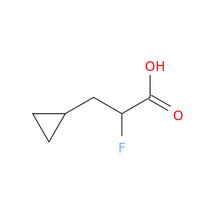 3-cyclopropyl-2-fluoropropanoic acid