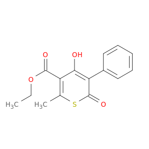 ethyl 6-hydroxy-2-methyl-4-oxo-5-phenyl-4h-thiopyran-3-carboxylate