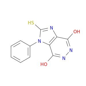 1H-Imidazo[4,5-d]pyridazine-4,7-dione,2,3,5,6-tetrahydro-1-phenyl-2-thioxo-
